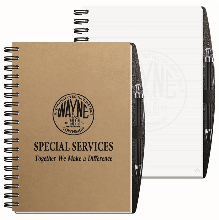 Impression-Journals-wPen-7x-10-IDJ-PS Custom Impression Journals w/Pen (7"x 10")