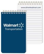 Custom Imprinted Sheet Pocket Coil Notebooks (2 7/8"x 4 ¾")