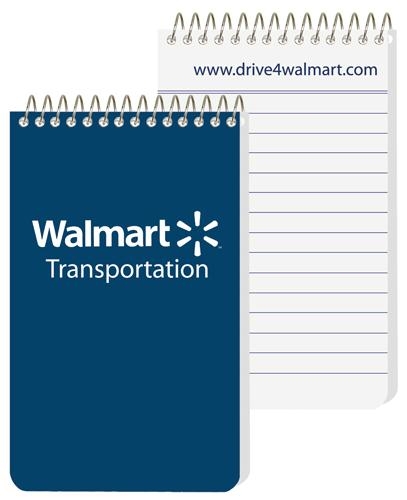 Custom Imprinted Sheet Pocket Coil Notebooks (2 7/8"x 4 ¾")