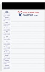 Custom Legal Pads w/Imprinted Sheets (5" x 8") - 2