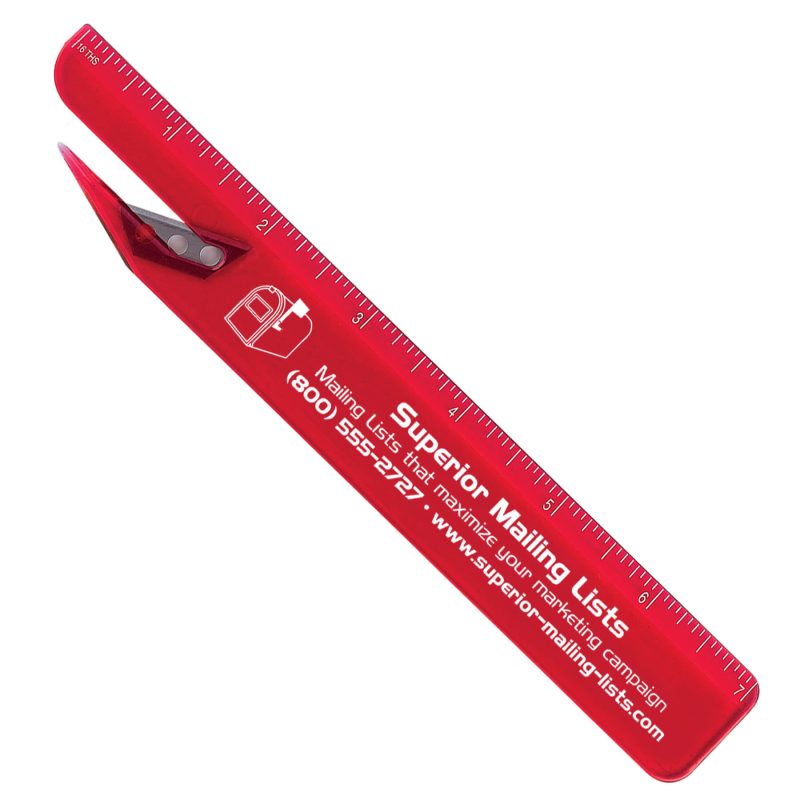 Custom Letter Slitter Ruler - 8