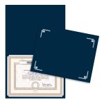 Custom Linen Certificate Holder - 1