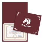Custom Linen Certificate Holder - 7