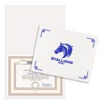 Custom Linen Certificate Holder - 9