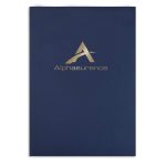 Custom Linen Presentation Folder - Premium