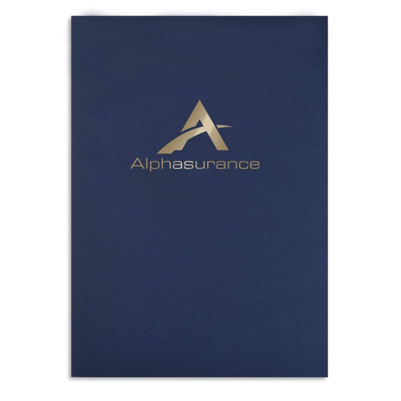 Custom Linen Presentation Folder - Premium - 7