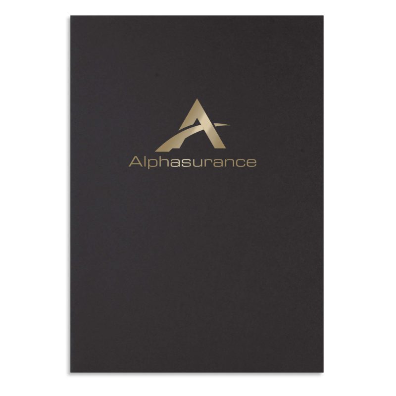 Custom Linen Presentation Folder - Premium - 8