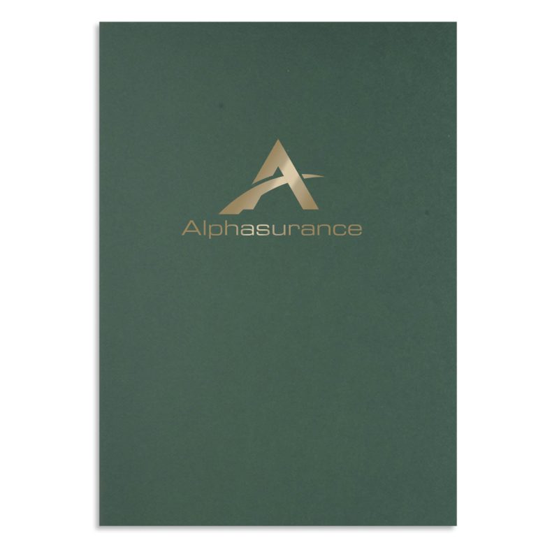Custom Linen Presentation Folder - Premium - 9