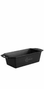 Custom Lodge 8.5 x 4.5" Seasoned Cast Iron Loaf Pan