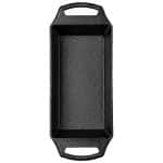 Custom Lodge 8.5 x 4.5" Seasoned Cast Iron Loaf Pan - 3
