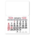 Custom Magnetic Peel-N-Stick® Calendar - Rectangle - 1