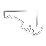Custom Maryland NoteKeeper™ Magnet 35 Mil - 6