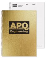 Custom Metallic Composition Notebook (8 3/16"x 10 7/8") - 2