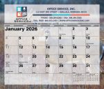 Custom Mini Tear-Off Sheet Calendar - American Wildlife