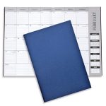 Custom Monthly Desk Planner - Leatherette - 1
