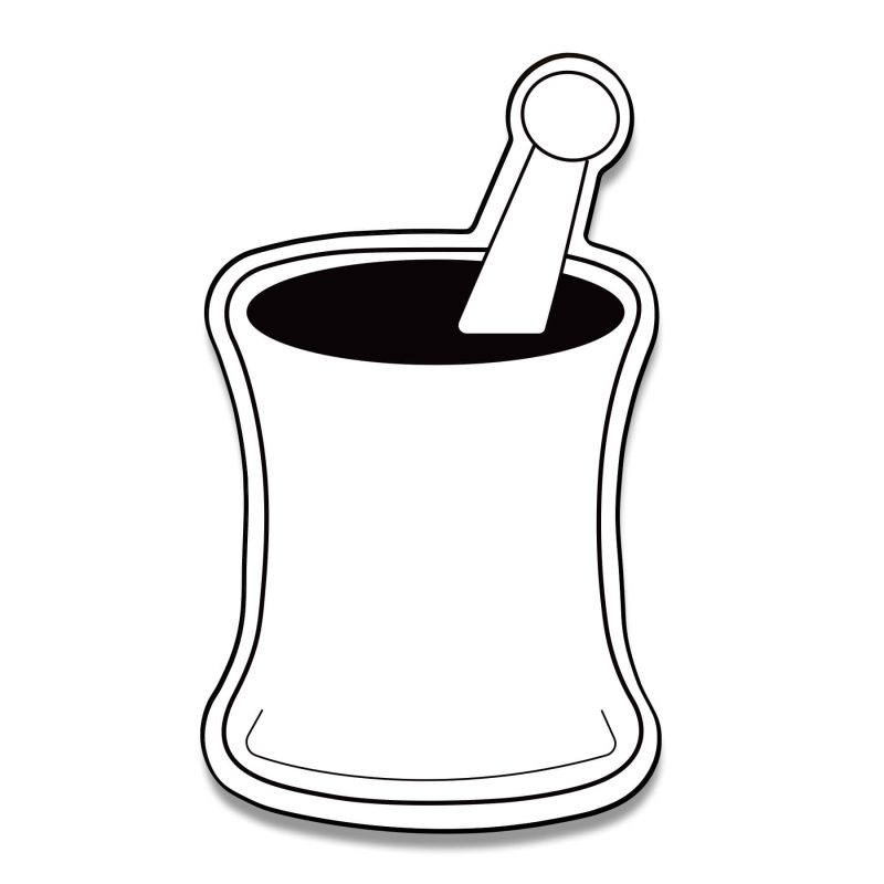 Custom Mortar Shaped NoteKeeper™ Magnet 20 Mil - 1