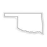Custom Oklahoma NoteKeeper™ Magnet 20 Mil - 1