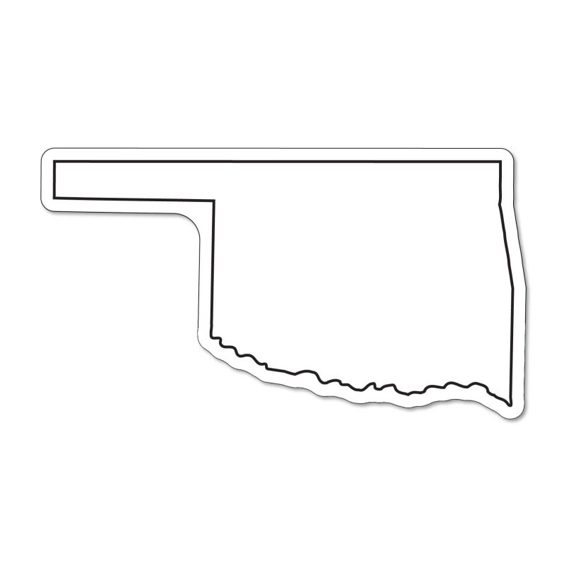 Custom Oklahoma NoteKeeper™ Magnet 20 Mil - 1