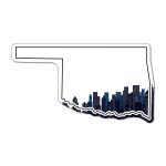 Custom Oklahoma NoteKeeper™ Magnet 20 Mil - 3