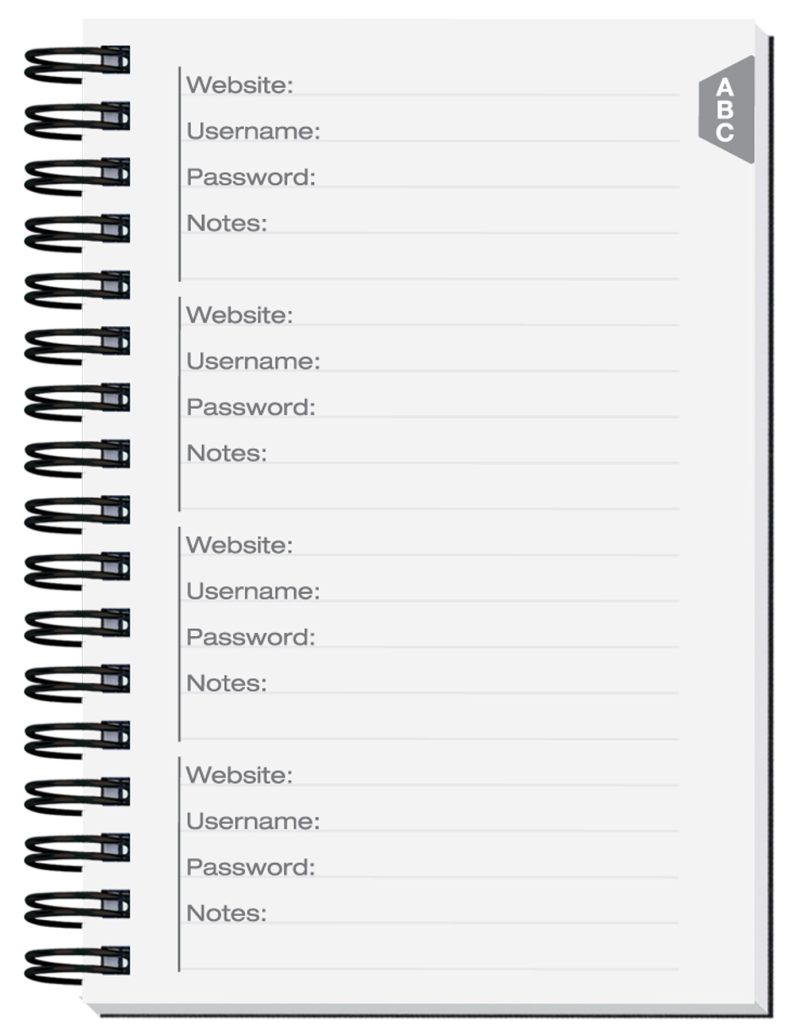 Custom Password Keeper Journals - 9