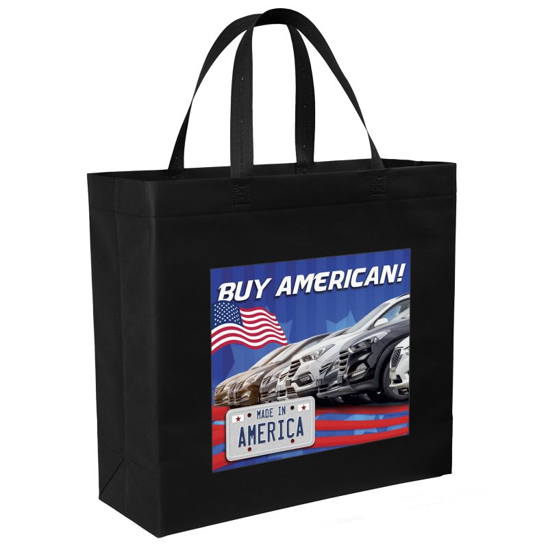 Custom Patriot™ - USA Made Non-Woven Tote - ColorVista - 3