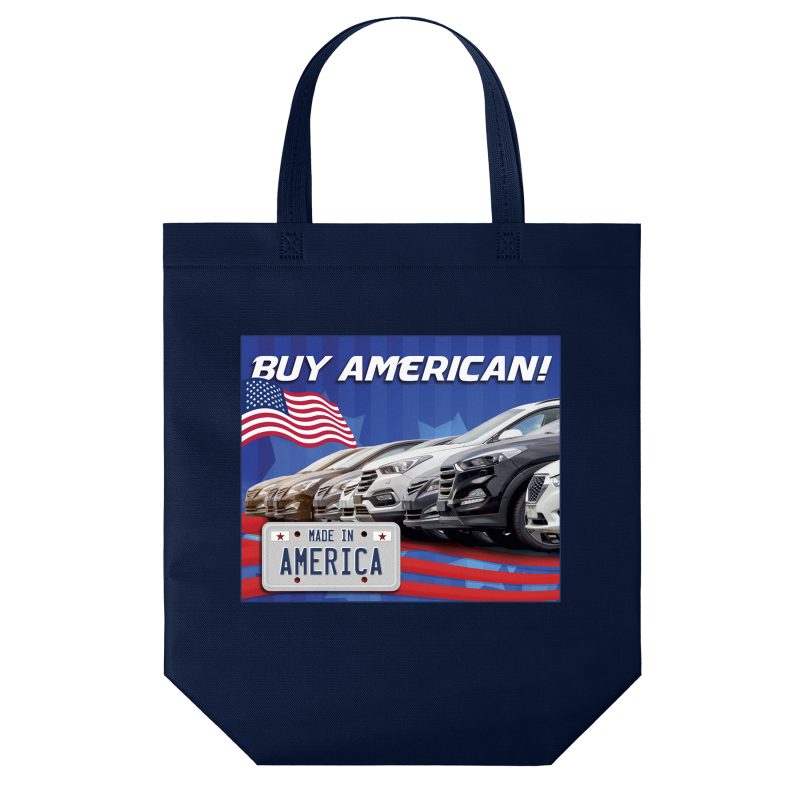 Custom Patriot™ - USA Made Non-Woven Tote - ColorVista - 4