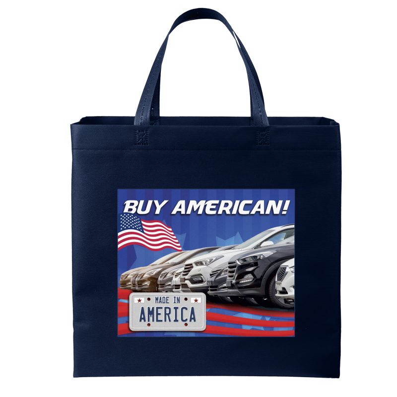 Custom Patriot™ - USA Made Non-Woven Tote - ColorVista - 5