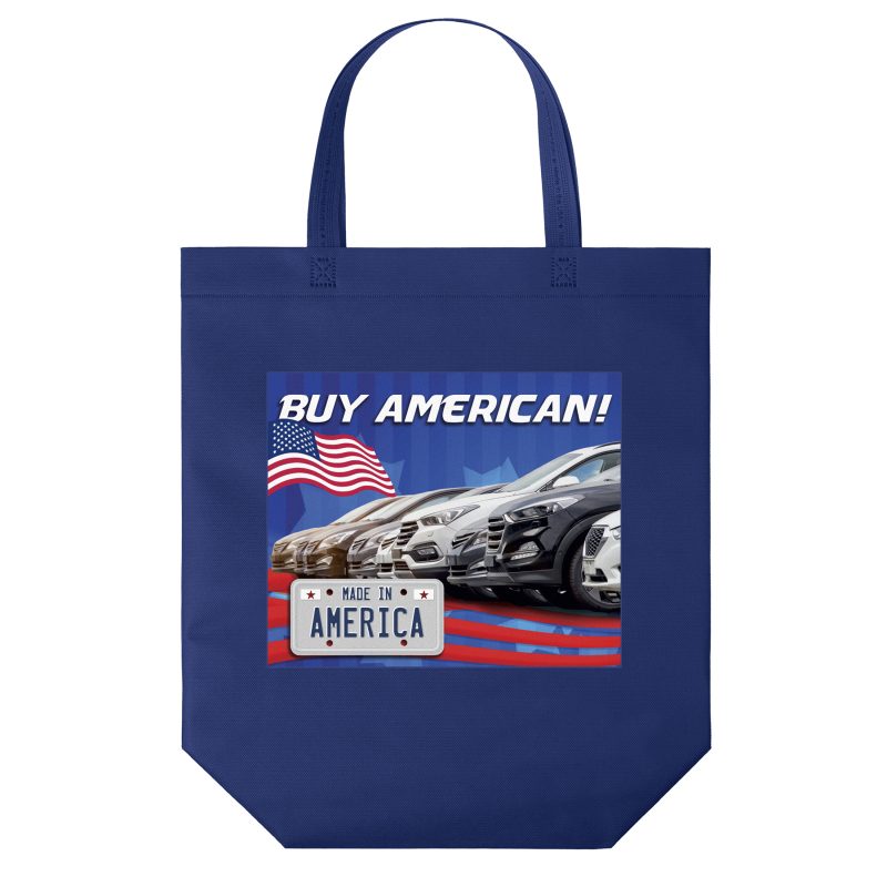 Custom Patriot™ - USA Made Non-Woven Tote - ColorVista - 7