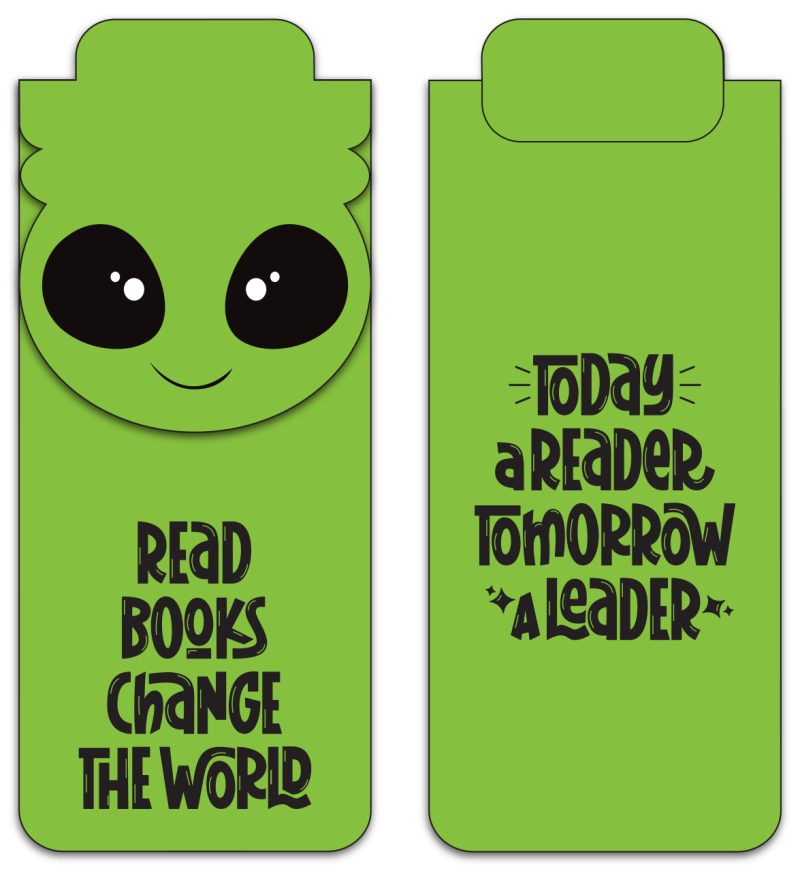 32549_Alien_fc Custom Paws N Claws® Magnetic Bookmark
