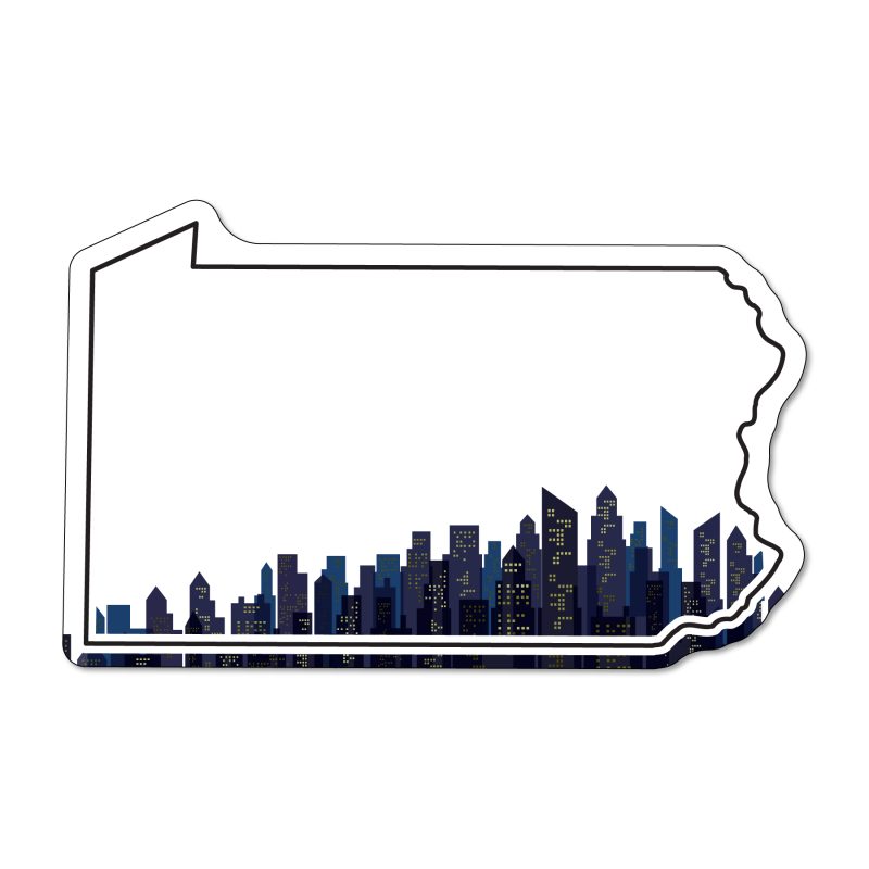 Custom Pennsylvania NoteKeeper™ Magnet 20 Mil - 2