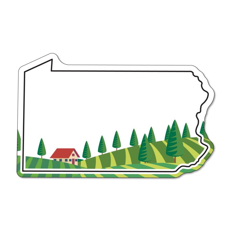 Custom Pennsylvania NoteKeeper™ Magnet 20 Mil - 3