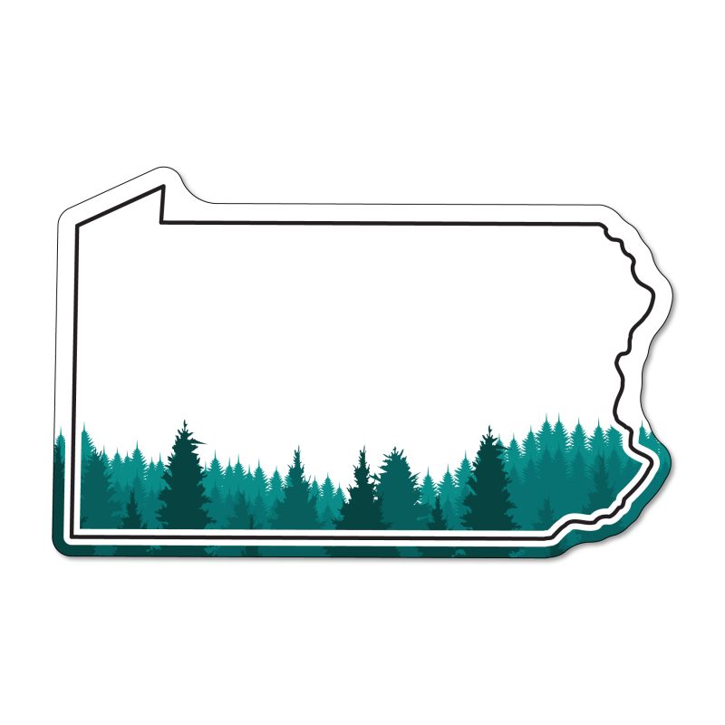 Custom Pennsylvania NoteKeeper™ Magnet 20 Mil - 4
