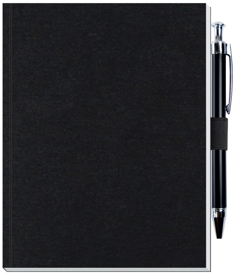 Custom Perfect Journal w/Flexible Trekker Cover & Pen Patch (5"x 6.5") - 1