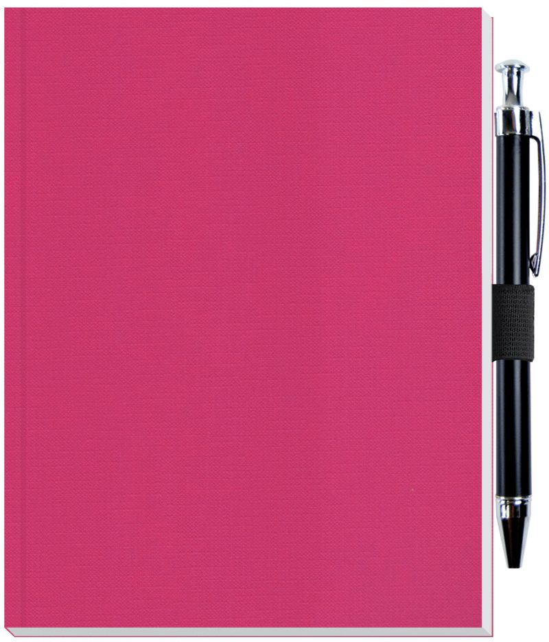 Custom Perfect Journal w/Flexible Trekker Cover & Pen Patch (5"x 6.5") - 4