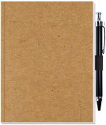 Custom Perfect Journal w/Flexible Trekker Cover & Pen Patch (5"x 6.5") - 5