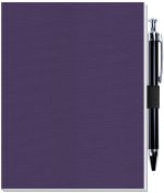 Custom Perfect Journal w/Flexible Trekker Cover & Pen Patch (5"x 6.5") - 7