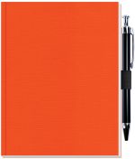 Custom Perfect Journal w/Flexible Trekker Cover & Pen Patch (5"x 6.5") - 8
