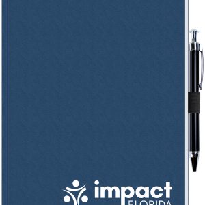 Custom Perfect Journal w/Trekker Flexible Cover & Pen Patch (7"x 10")