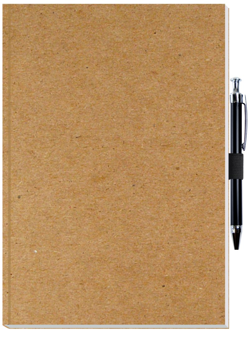 Custom Perfect Journal w/Trekker Flexible Cover & Pen Patch (7"x 10") - 5