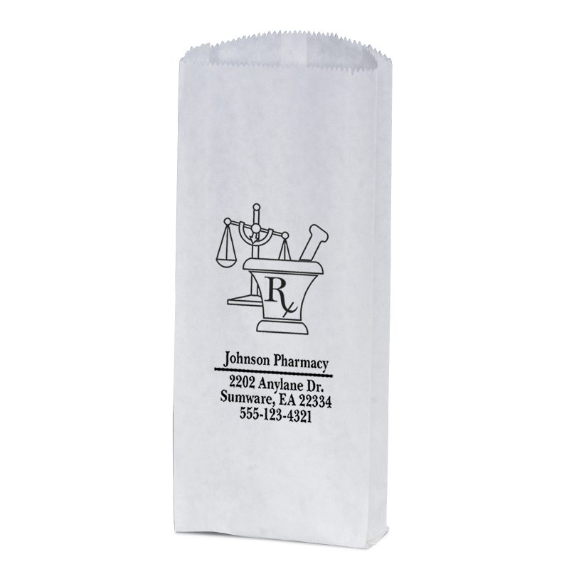 Custom Pharmacy Bag - Flexo Ink Print