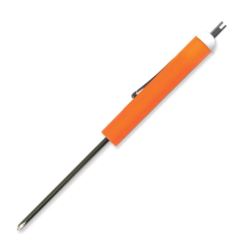 Custom Pocket Screwdriver - Fixed #0 Phillips Blade w/Valve Stem Top - 7