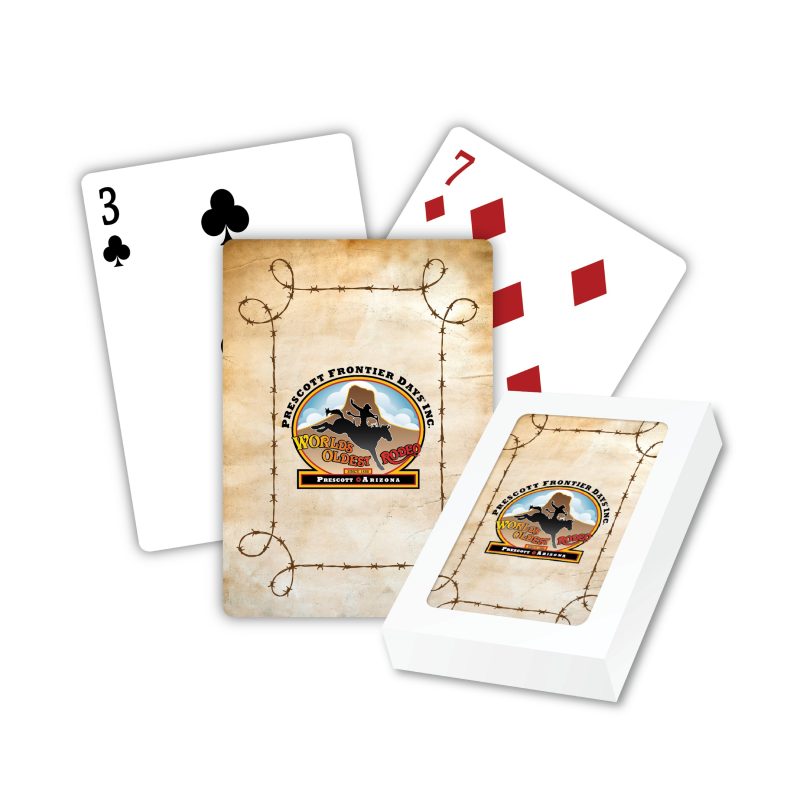 Custom Poker Playing Cards with White Box