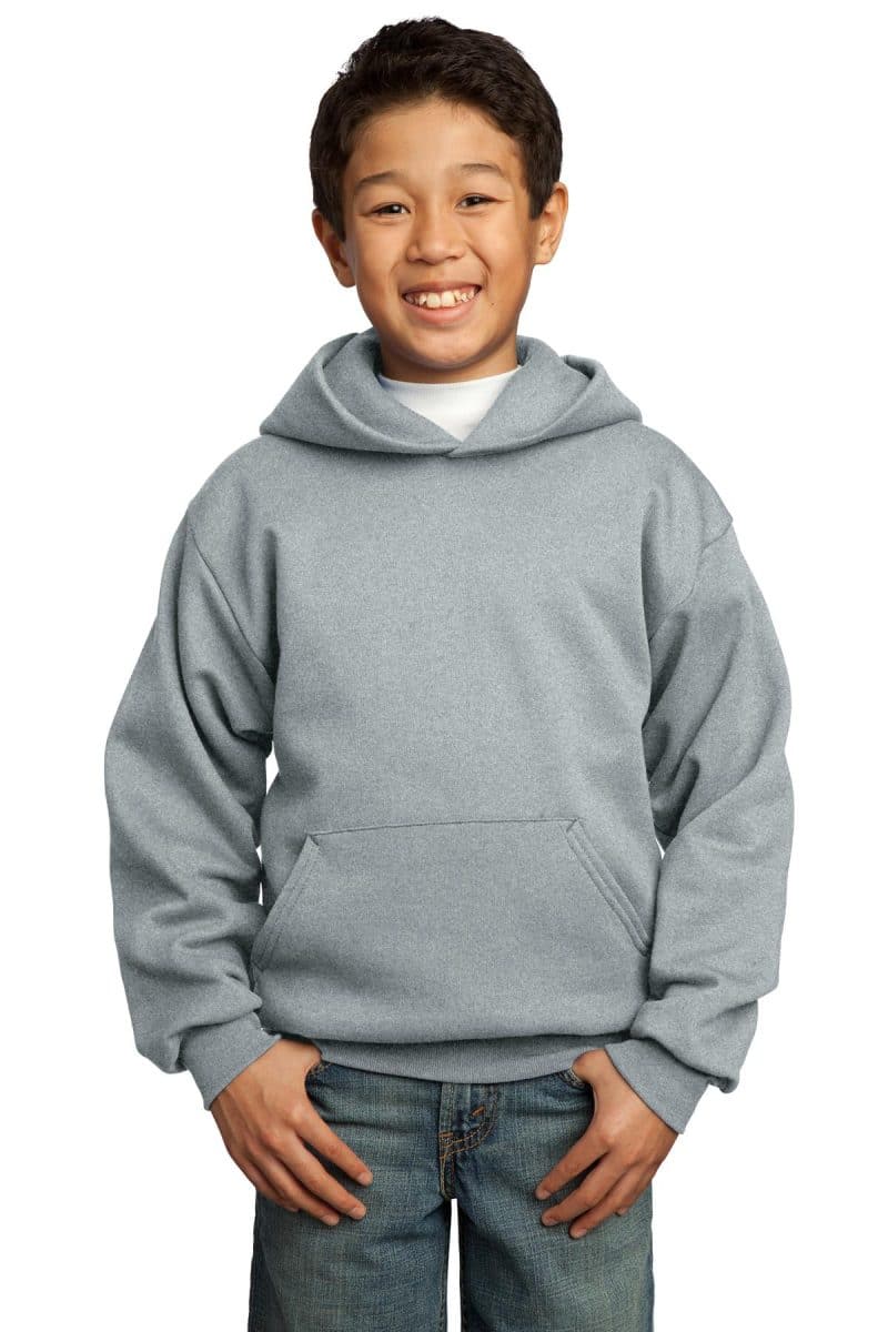Custom Port & Co™ Youth Core Fleece Pullover Hooded Sweatshirt. - 1