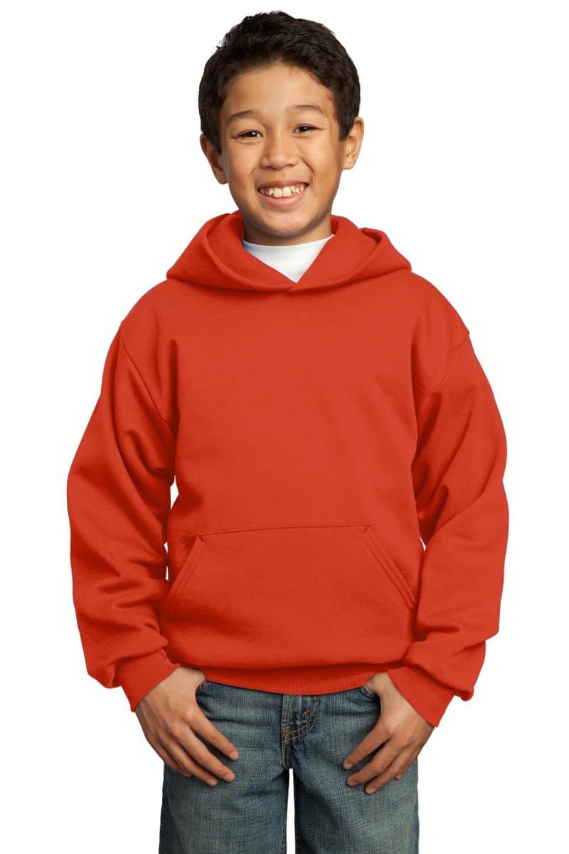 Custom Port & Co™ Youth Core Fleece Pullover Hooded Sweatshirt. - 3