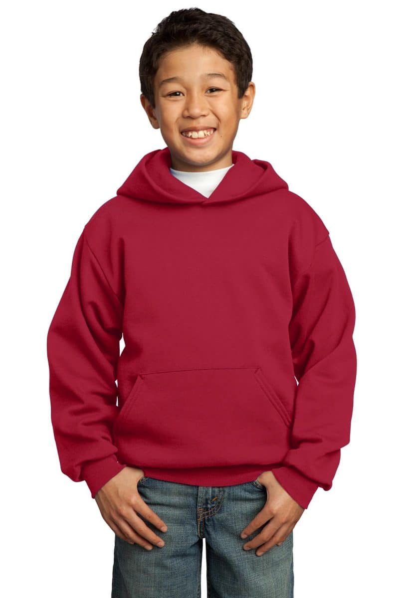 Custom Port & Co™ Youth Core Fleece Pullover Hooded Sweatshirt. - 4