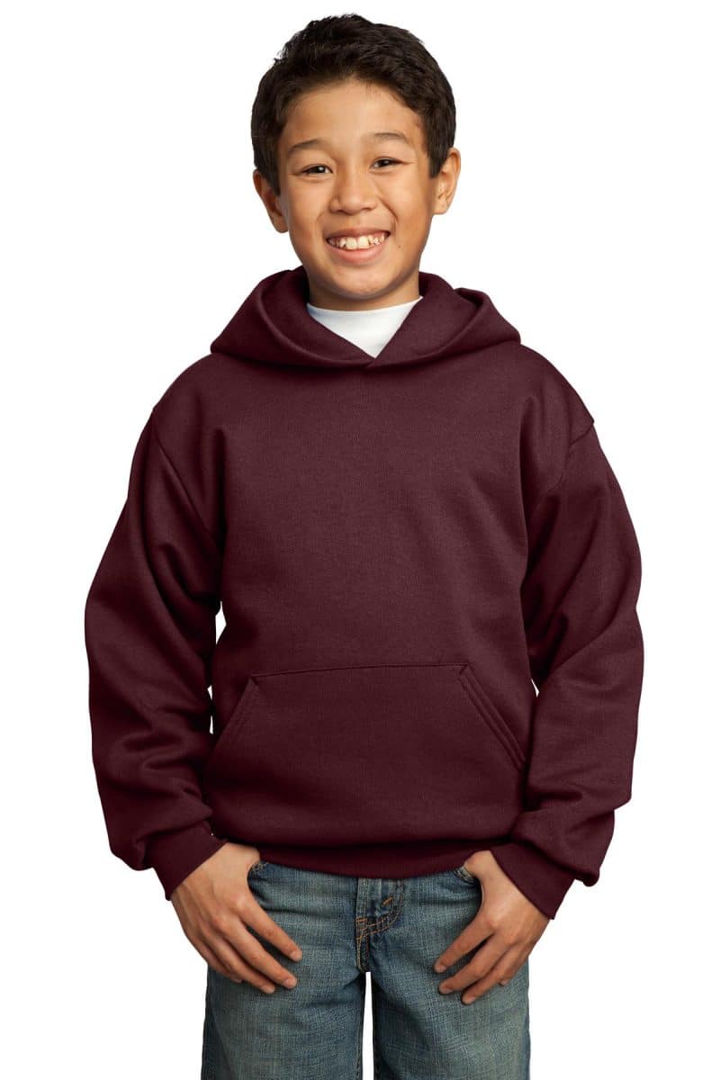 Custom Port & Co™ Youth Core Fleece Pullover Hooded Sweatshirt. - 5