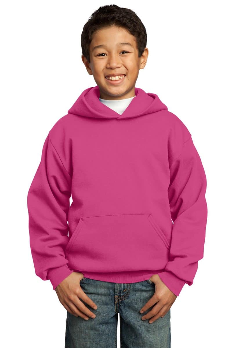 Custom Port & Co™ Youth Core Fleece Pullover Hooded Sweatshirt. - 6