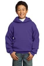 Custom Port & Co™ Youth Core Fleece Pullover Hooded Sweatshirt. - 7
