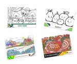 Custom Post-it(r) Custom Printed Coloring Pads - 1