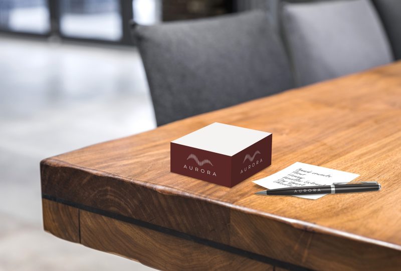 Custom Post-it® Custom Printed Half Cube Notes (2 3/4"x2 3/4"x1 3/8") - 1
